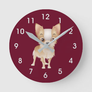 Horloge Ronde chihuahua