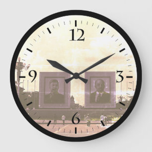 Horloge Ronde Chine Ancienne Pékin Place Tiananmen Grande Horlog