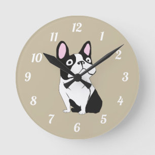 Horloge Ronde Chiot mignon