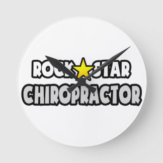 Horloge Ronde Chiropracteur rock Star