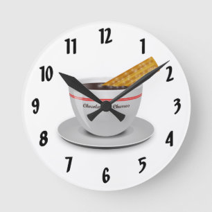 Horloge Ronde Chocolat con Churro