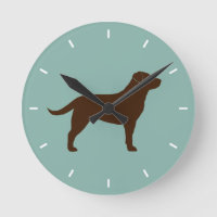 Chocolat Labrador Rétriever Silhouette