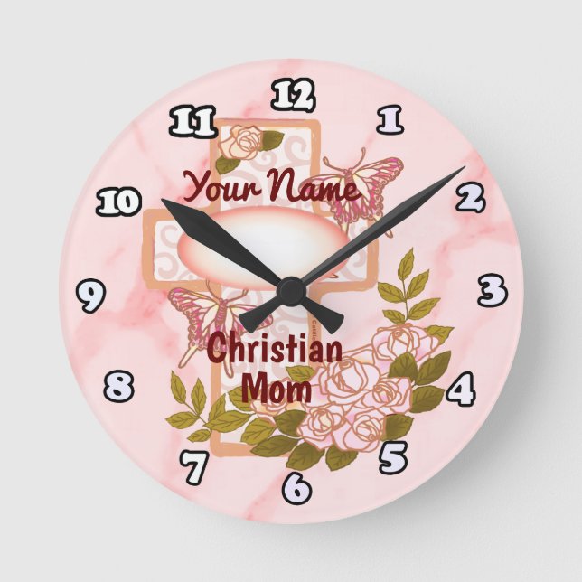 Horloge Ronde Christian Maman (Recto)
