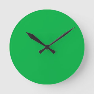 Horloge Ronde Chroma couleur clé vert