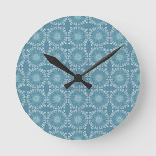 Horloge Ronde Chute de neige dans mon jardin