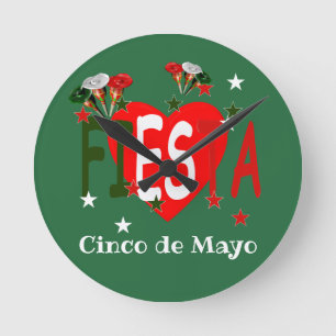 Horloge Ronde Cinco de mayo, fiesta mexicaine
