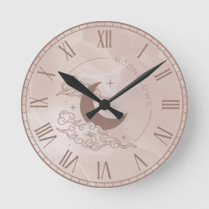 Horloge Ronde Clairs de lune