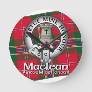 Horloge Ronde Clan de Maclean