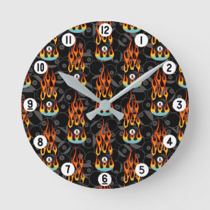 Horloge Ronde Classic à huit balles
