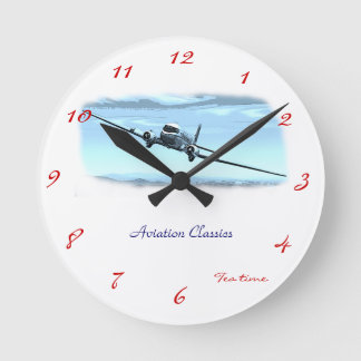 Horloge Ronde Classiques d'aviation