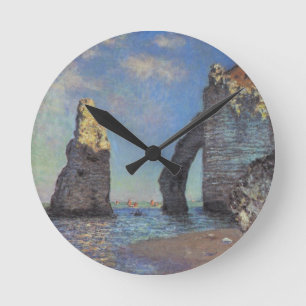 Horloge Ronde Claude Monet les falaises aux cadeaux de destin d'