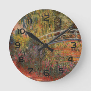 Horloge Ronde Claude Monet Pont Japonais Giverny Art