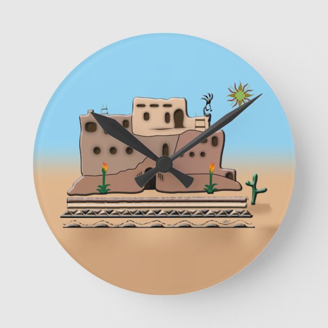 Horloge Ronde Clay House (Recto)