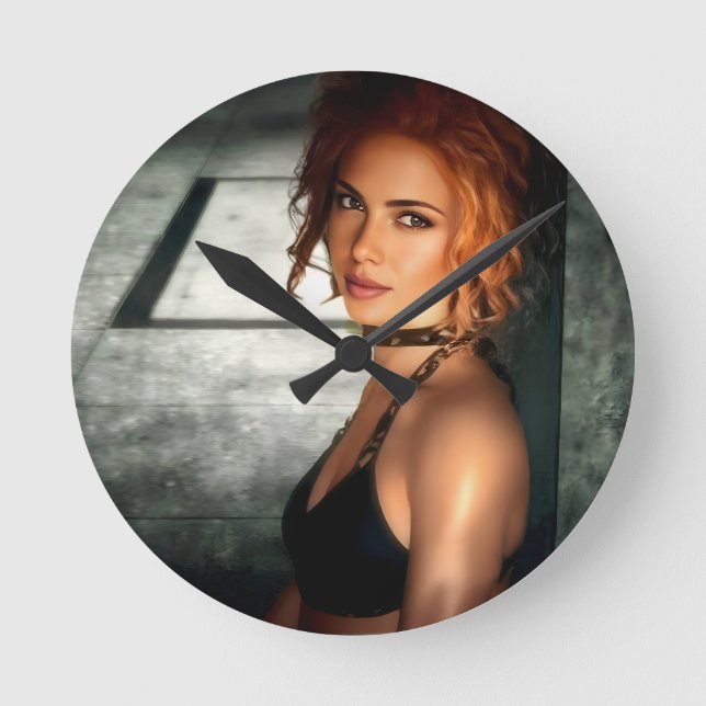 Horloge Ronde Clear Shadows wall clock (Recto)