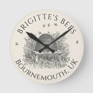 Horloge Ronde Clock d'Apiary Business Beekeeper