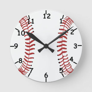 Horloge Ronde Clock de baseball