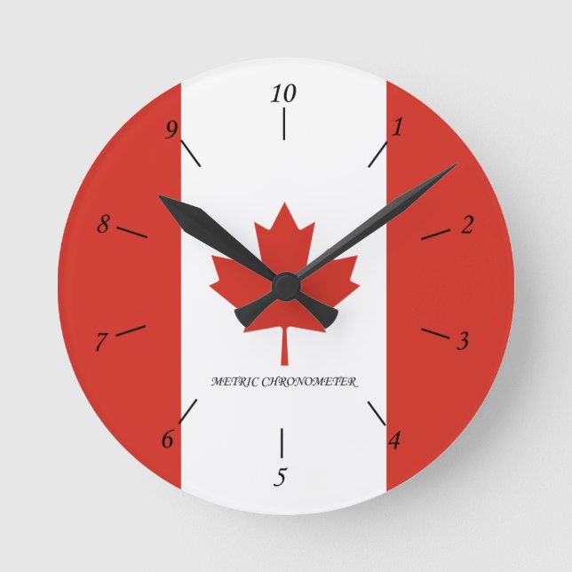 Horloge Ronde Clock de Canadian (Recto)