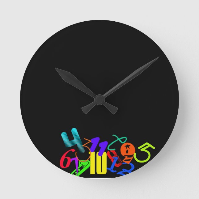 Horloge Ronde Clock de Crazy (Recto)