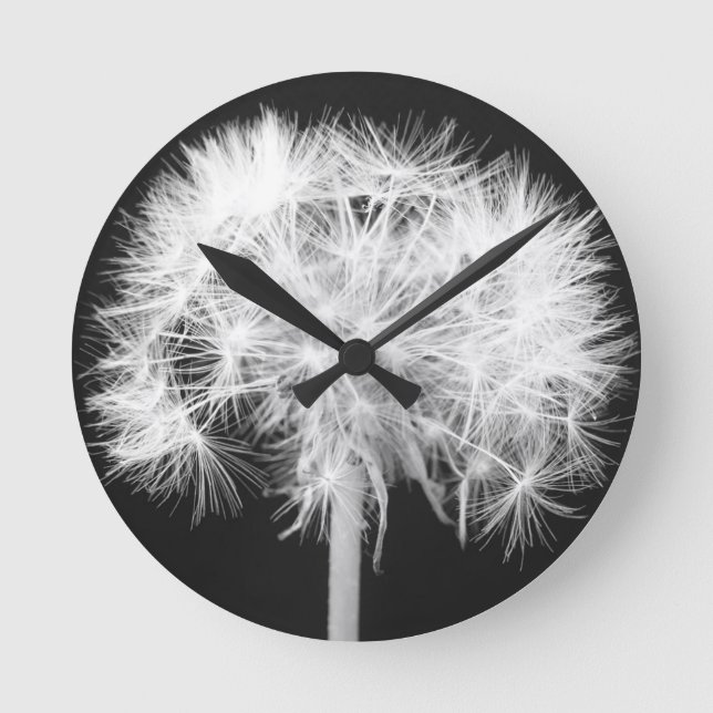 Horloge Ronde Clock de Dandelion (Recto)