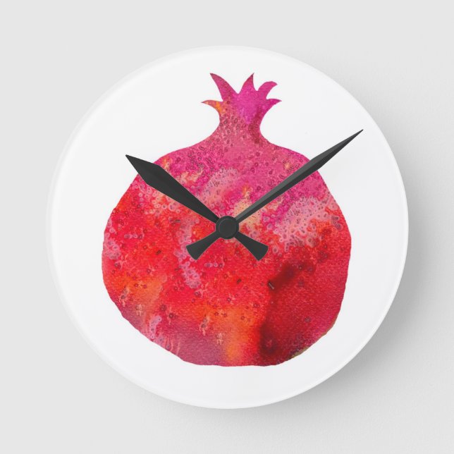 Horloge Ronde Clock de Pomegranate (Recto)
