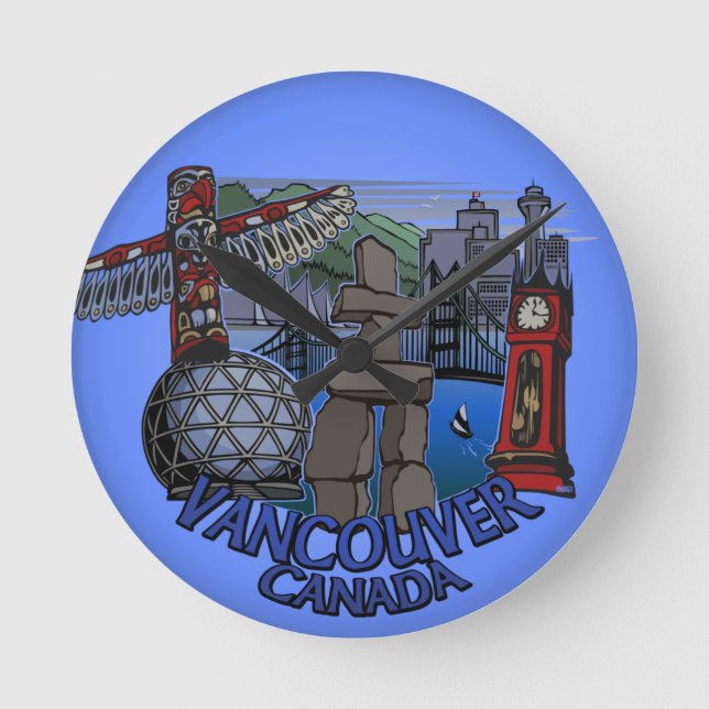 Horloge Ronde Clock de Vancouver (Recto)