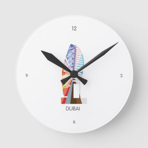 Horloge Ronde Clock - Dubai