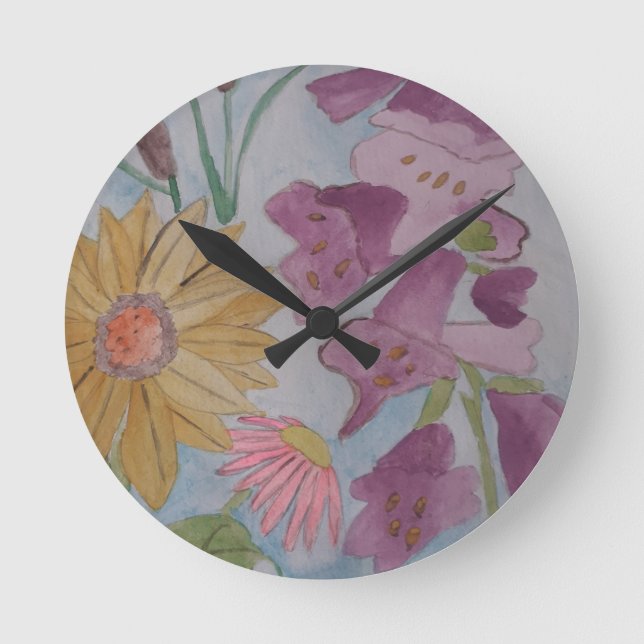 Horloge Ronde Clock English Cottage (Recto)