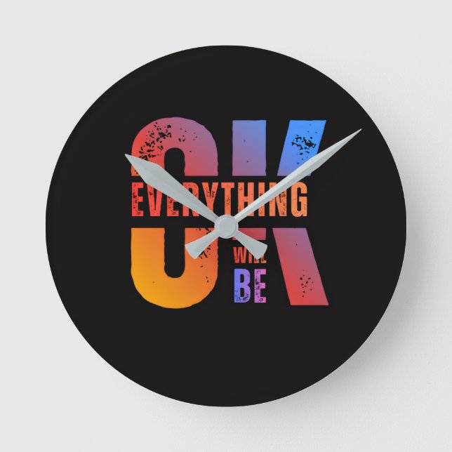 Horloge Ronde Clockify your Style (Recto)