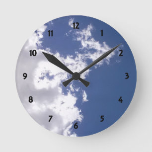 Horloge Ronde Cloud fire