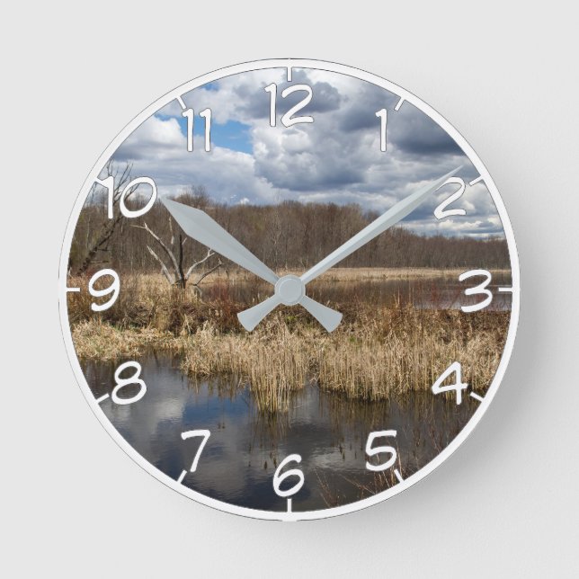 Horloge Ronde Cloudscape (Recto)