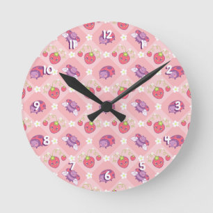 Horloge Ronde Coccinelle de Kawaii