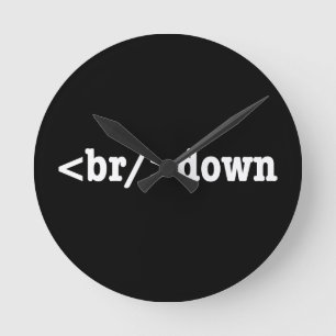 Horloge Ronde code HTML