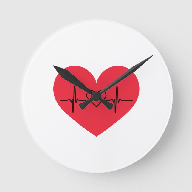 Horloge Ronde coeur (Recto)