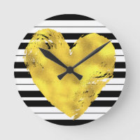 Coeur d'or et rayures
