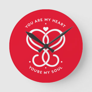 Horloge Ronde Coeur et âme