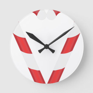 Horloge Ronde coeur sucre de canne