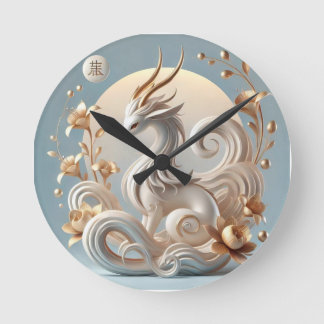 Horloge Ronde Collection d'Imaginaires Celestial Kirin