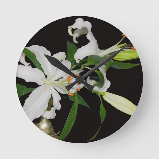Horloge Ronde Collection Lily artistique-1 (Recto)