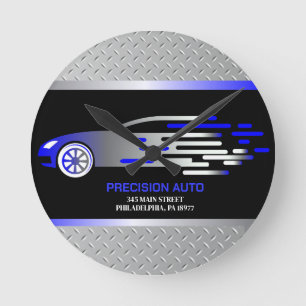Horloge Ronde Collison Détail de peinture de voiture mécanique d