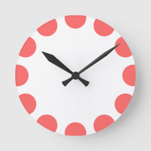 Horloge Ronde Color Crescent