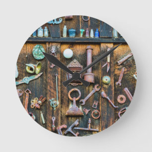 Horloge Ronde Colorado, Crested Butte. Collection d'antiquités