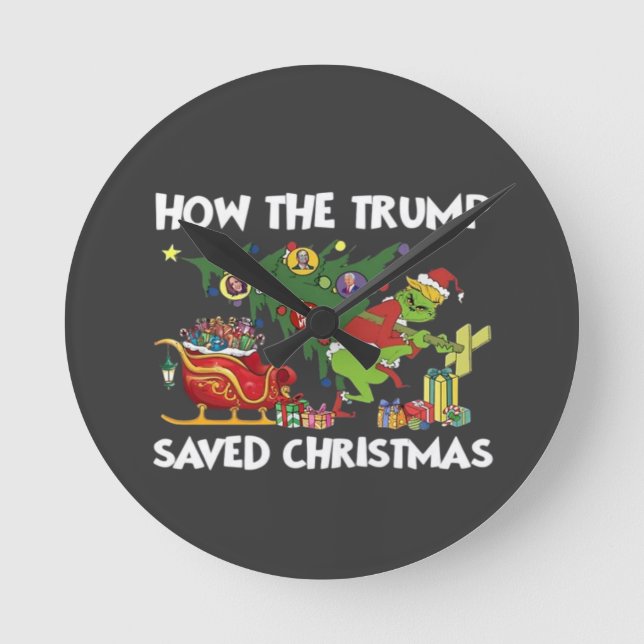 Horloge Ronde Comment Trump a sauvé Noël (Recto)