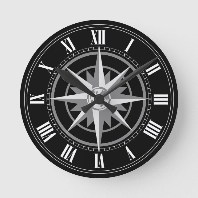 Horloge Ronde Compass Rose with Globe (Recto)