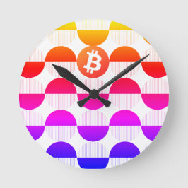 Horloge Ronde Concepteur Bitcoin