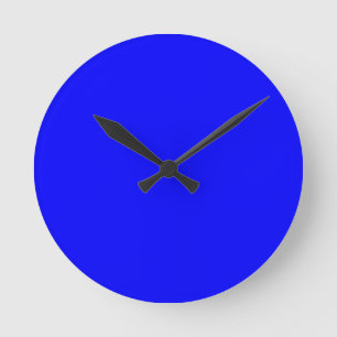 Horloge Ronde Concepteur Customisé couleur bleue