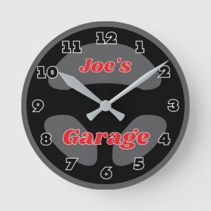 Horloge Ronde Conception de cadran de direction de voiture perso
