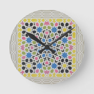 Horloge Ronde Conception de mosaïque d'Alhambra, 'de l'Arabe