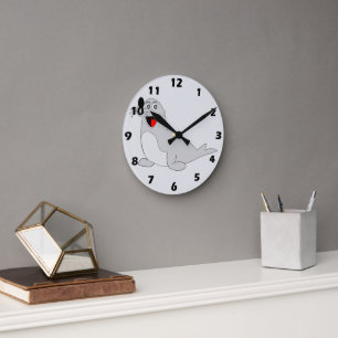 Horloge Ronde Conception de sceau