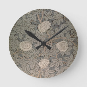 Horloge Ronde Conception du papier peint "Rose-90"