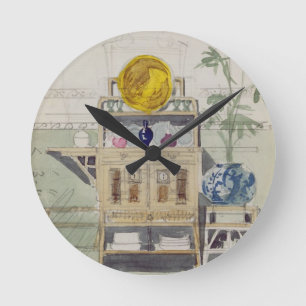 Horloge Ronde Conception d'un tableau de bord, c.1860s-les année